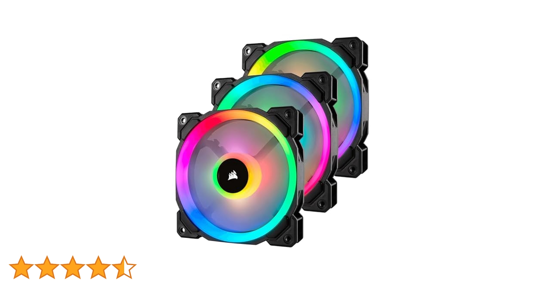 CORSAIR LL120 RGB 3Pack CO-9050072-WW 新品 Amazon | Corsair LL120 RGB 3Fan Pack with Lighting Node PRO